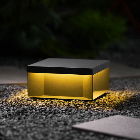 Black Box Outdoor Post Light with Weatherproof Housing