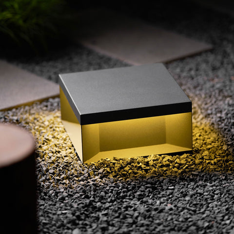 Black Box Outdoor Post Light with Weatherproof Housing
