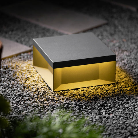 Black Box Outdoor Post Light with Weatherproof Housing