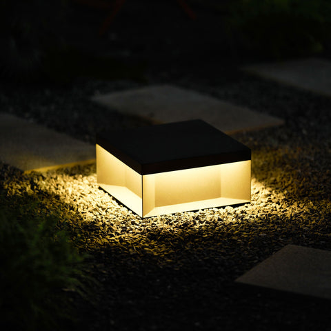 Black Box Outdoor Post Light with Weatherproof Housing