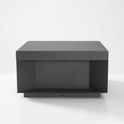 Black Box Outdoor Post Light with Weatherproof Housing
