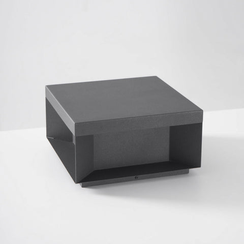 Black Box Outdoor Post Light with Weatherproof Housing
