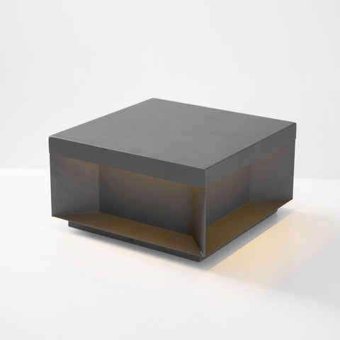 Black Box Outdoor Post Light with Weatherproof Housing
