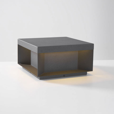 Black Box Outdoor Post Light with Weatherproof Housing
