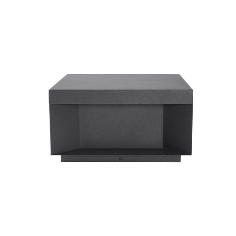 Black Box Outdoor Post Light with Weatherproof Housing