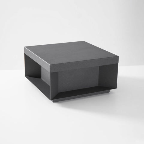 Black Box Outdoor Post Light with Weatherproof Housing