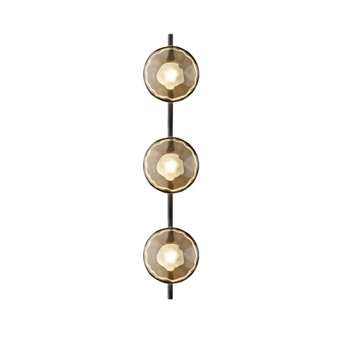 Wall Light with Round Glass Shade