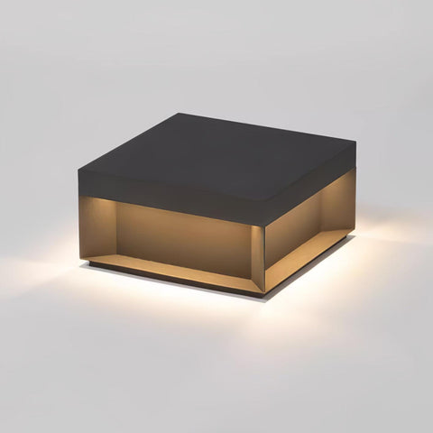 Black Box Outdoor Post Light with Weatherproof Housing