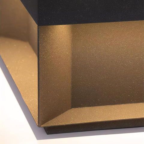 Black Box Outdoor Post Light with Weatherproof Housing