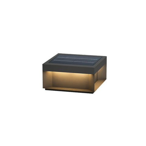 Black Box Outdoor Post Light with Weatherproof Housing