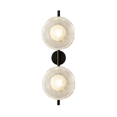 Wall Light with Round Glass Shade