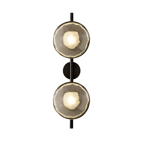Wall Light with Round Glass Shade