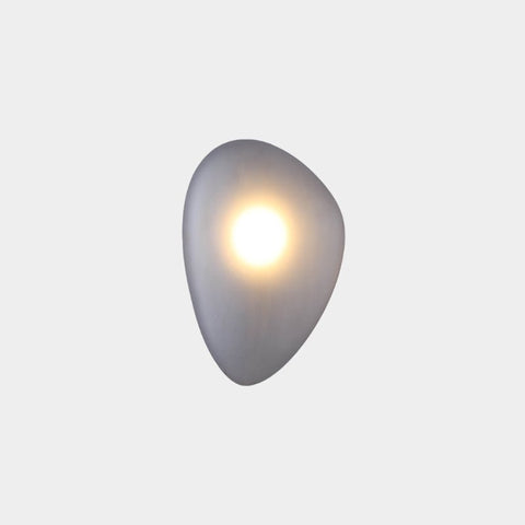 Hand-Blown Bubble Glass Wall Lamp with Sculptural Shade