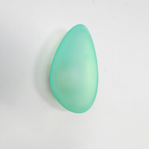 Hand-Blown Bubble Glass Wall Lamp with Sculptural Shade