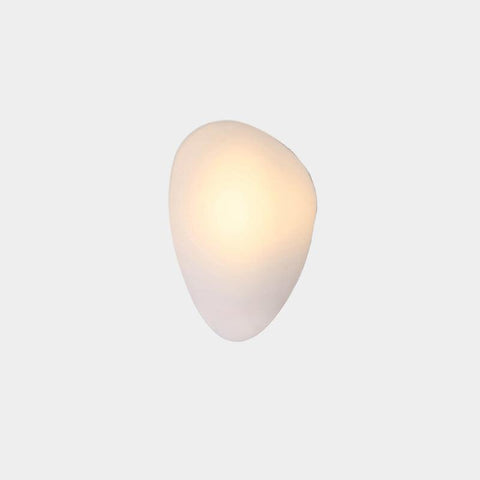 Hand-Blown Bubble Glass Wall Lamp with Sculptural Shade