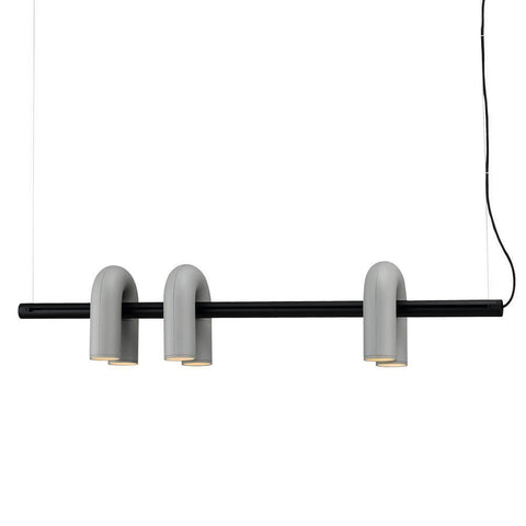 Cirkus Adjustable Chandelier with Rotating U-Shaped Heads