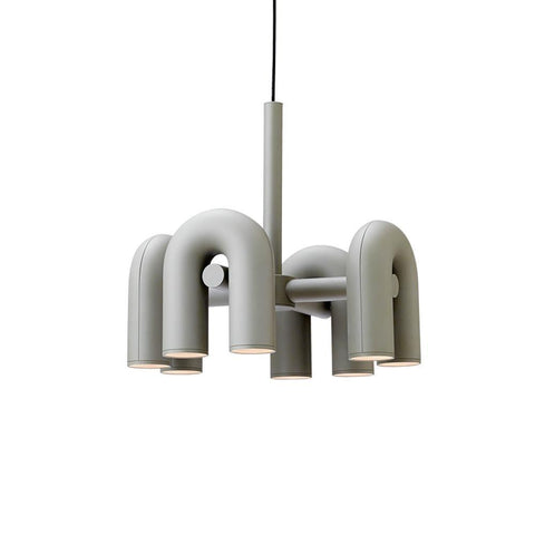 Cirkus Adjustable Chandelier with Rotating U-Shaped Heads