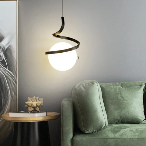 Spiral LED Pendant Light