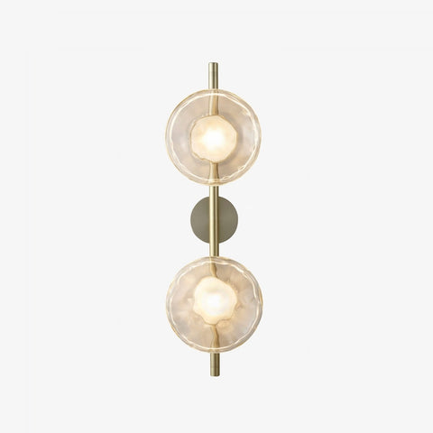 Wall Light with Round Glass Shade