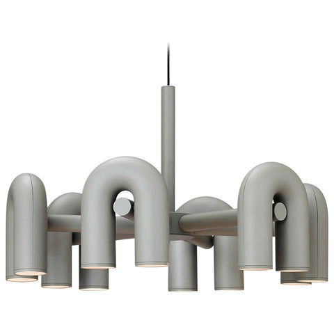 Cirkus Adjustable Chandelier with Rotating U-Shaped Heads