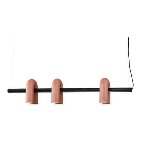 Cirkus Adjustable Chandelier with Rotating U-Shaped Heads