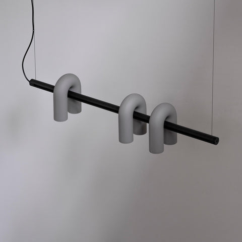 Cirkus Adjustable Chandelier with Rotating U-Shaped Heads