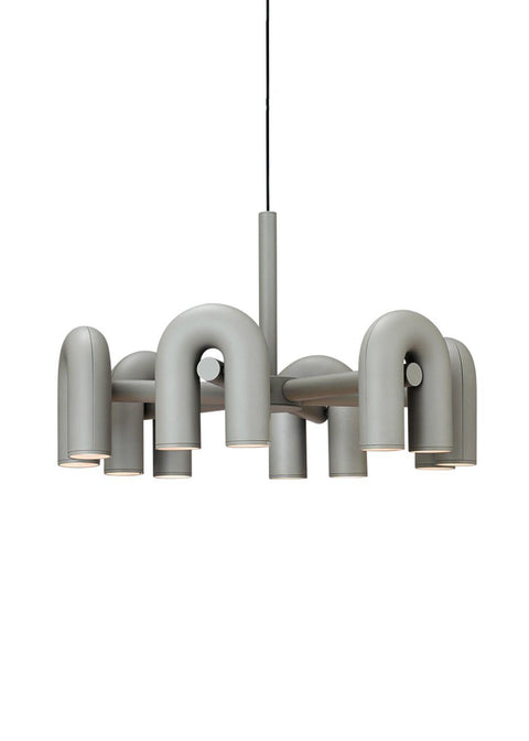 Cirkus Adjustable Chandelier with Rotating U-Shaped Heads