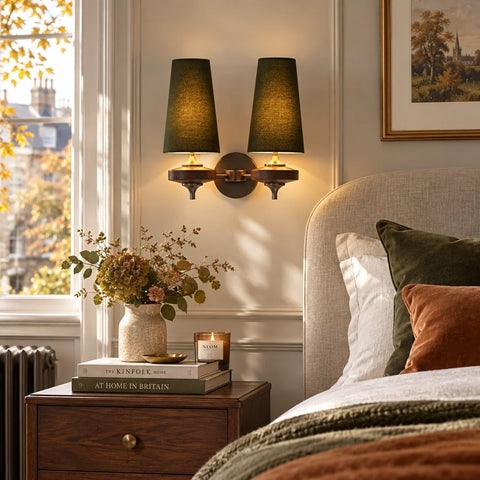 Classic Fabric Shade Wall Lamp