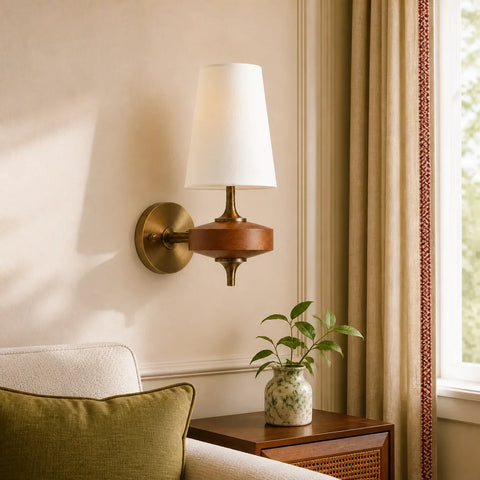 Classic Fabric Shade Wall Lamp