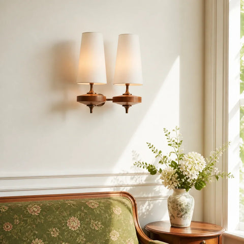 Classic Fabric Shade Wall Lamp