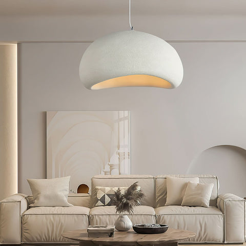 Sculpted Bouclé Pendant Ceiling Light