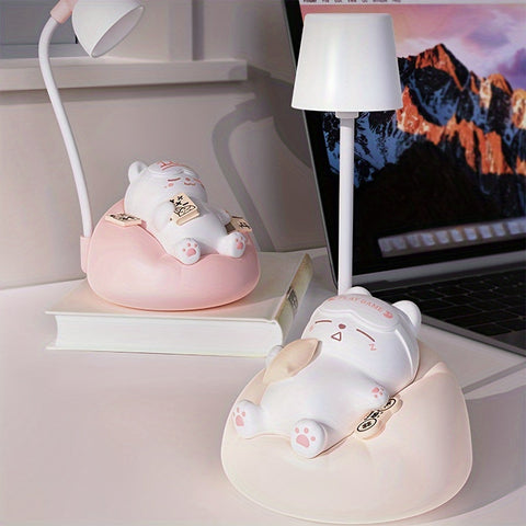 Cat-Shaped LED Night Light for Bedroom or Nursery
