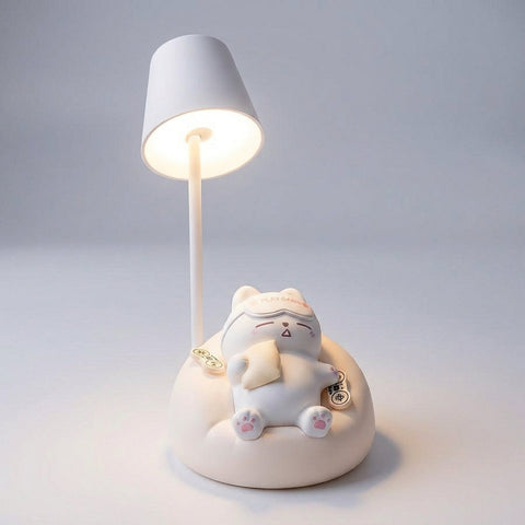Cat-Shaped LED Night Light for Bedroom or Nursery