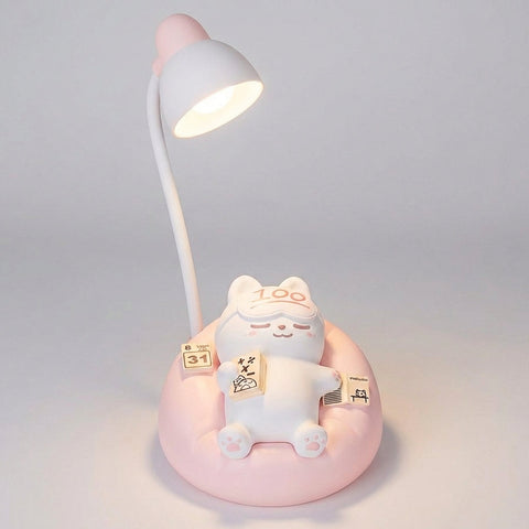 Cat-Shaped LED Night Light for Bedroom or Nursery