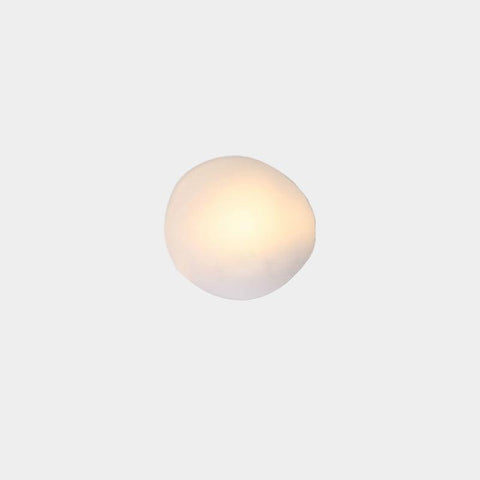 Hand-Blown Bubble Glass Wall Lamp with Sculptural Shade
