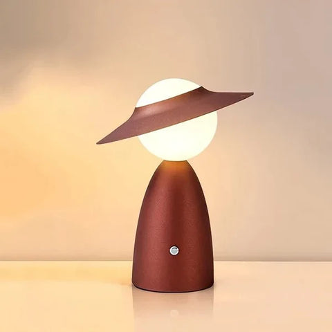 Modern LED Table Lamp with Dimmable Lighting and Wireless Charging Function
