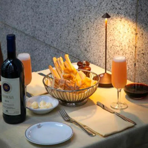 Cordless LED Table Lamp with Touch Dimming
