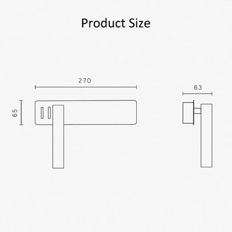 Dual-Light LED Reading Wall Lamp