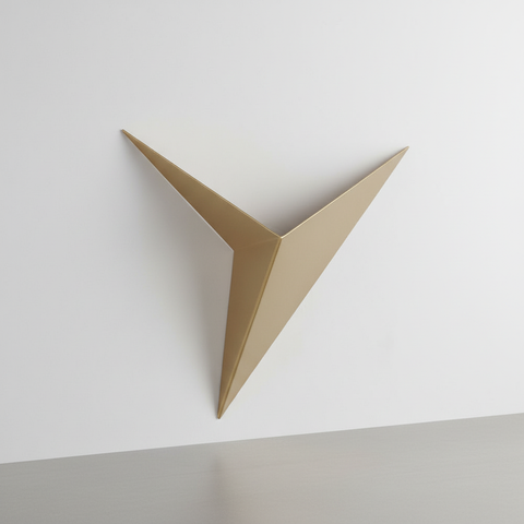 Triangle LED Wall Sconce with Warm or Cool Light