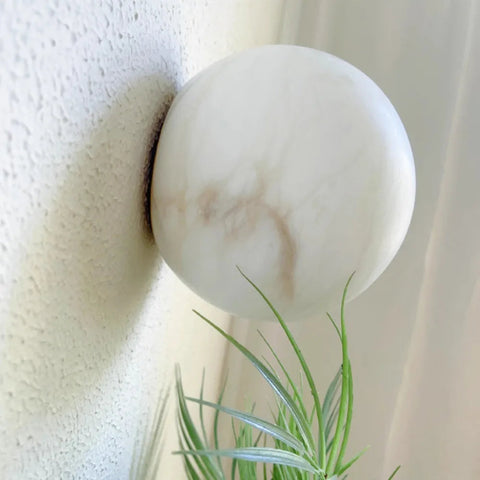 Wall Sconce with Marble Orb