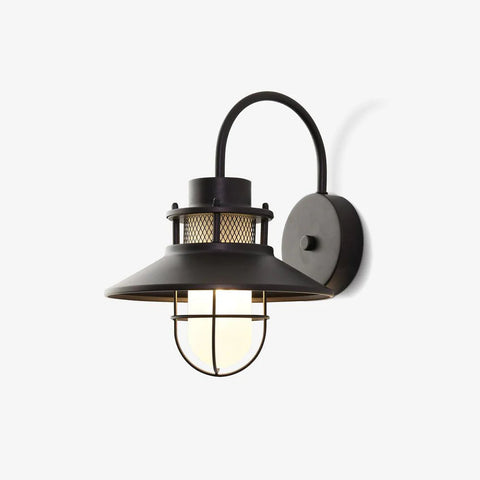 Wall Light with Nautical Gooseneck Arm