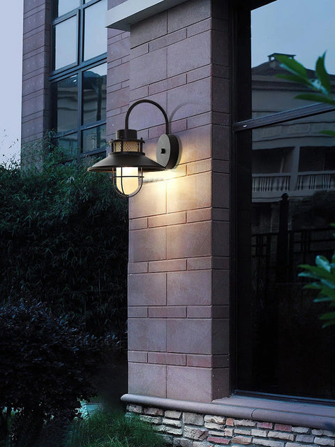 Wall Light with Nautical Gooseneck Arm