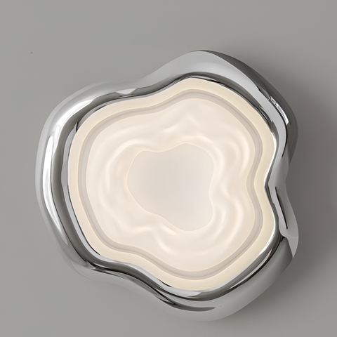 Ceiling Light with Sculptural Bauhaus Form and Integrated LED