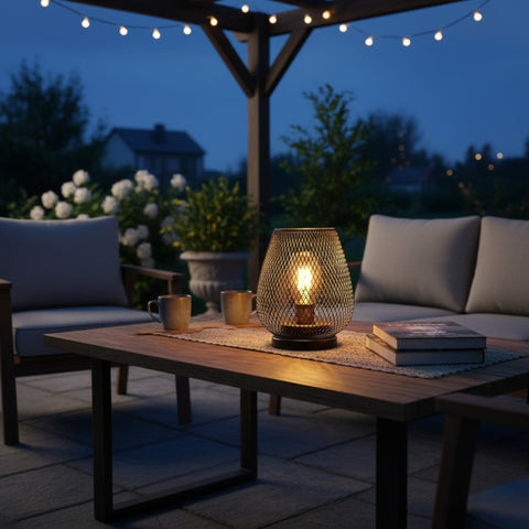 Mesh Table Lamp Set