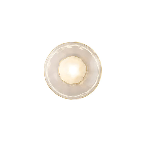 Wall Light with Round Glass Shade