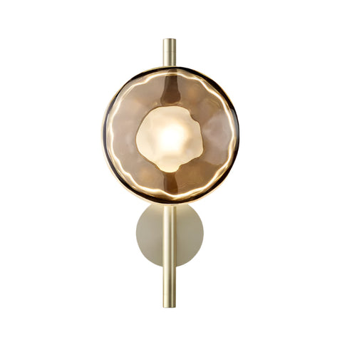 Wall Light with Round Glass Shade