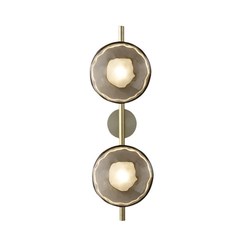 Wall Light with Round Glass Shade