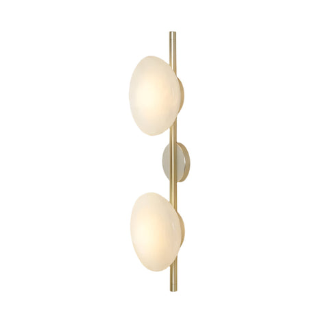 Wall Light with Round Glass Shade