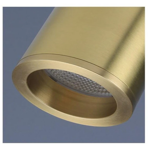 LED Ceiling Spotlight with Adjustable Head and Plated Metal Finish