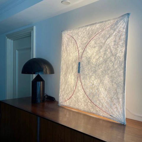 Japanese Paper Wall and Ceiling Light with Soft Diffusion